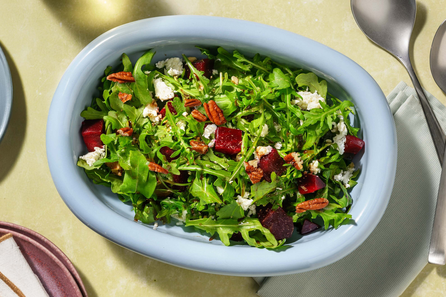 Beetroot, Goat's Cheese and Pecan Side Salad