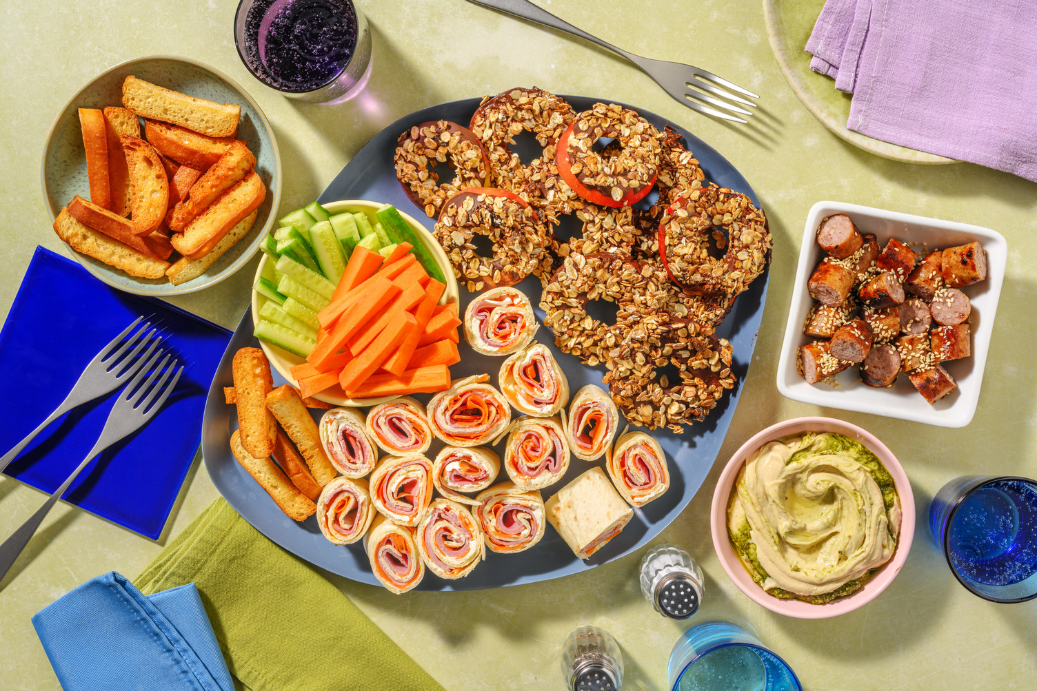 Summer Party Picnic | Honey-Sesame Sausage Bites