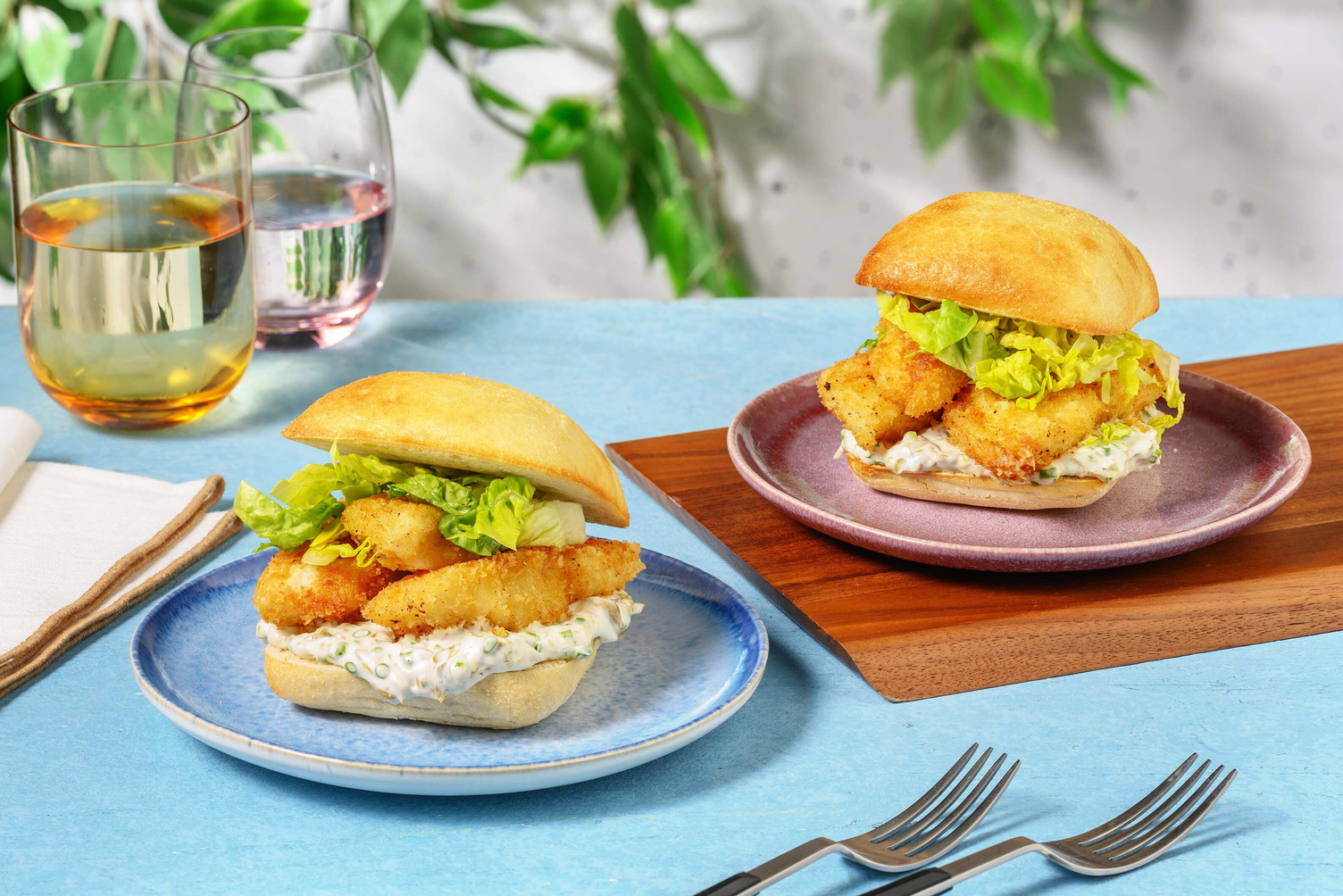 Fish Finger Ciabatta Sandwich