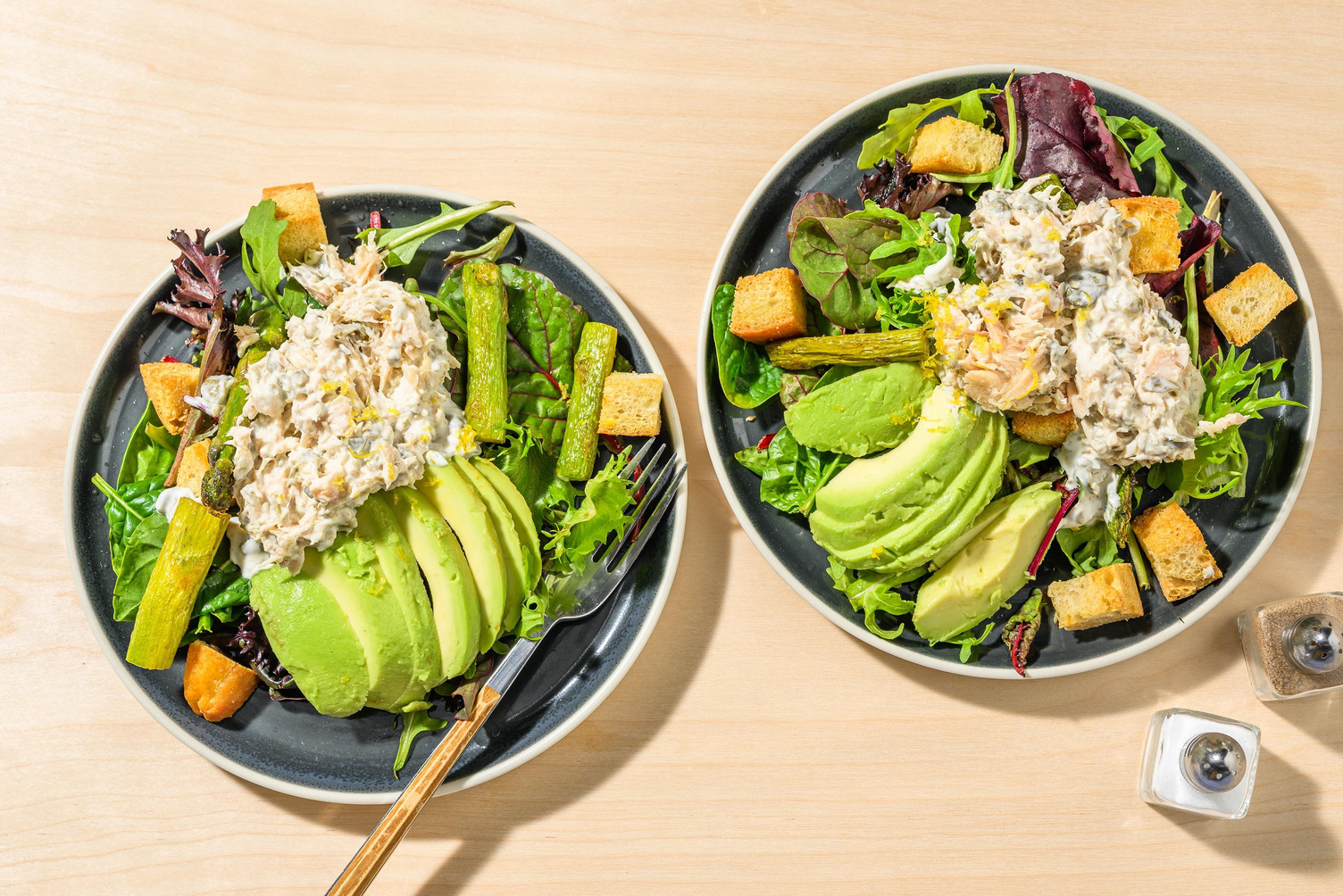 Orkney Crab, Asparagus and Avocado Salad