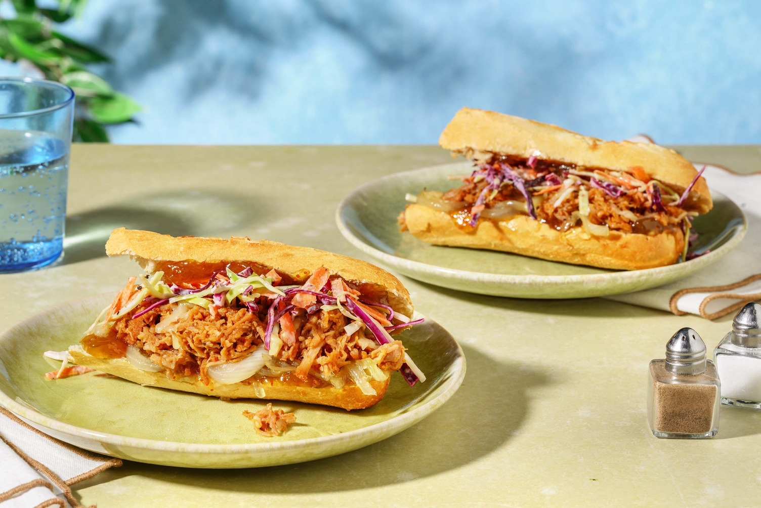 Pulled Pork and Caramelised Onion Baguette