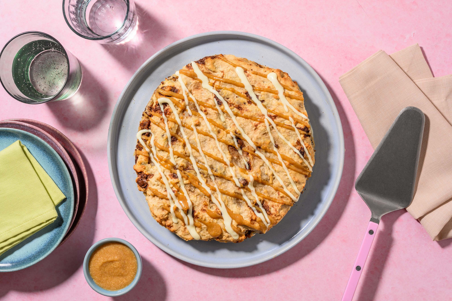 Giant Speculoos Filled Homemade Cookie