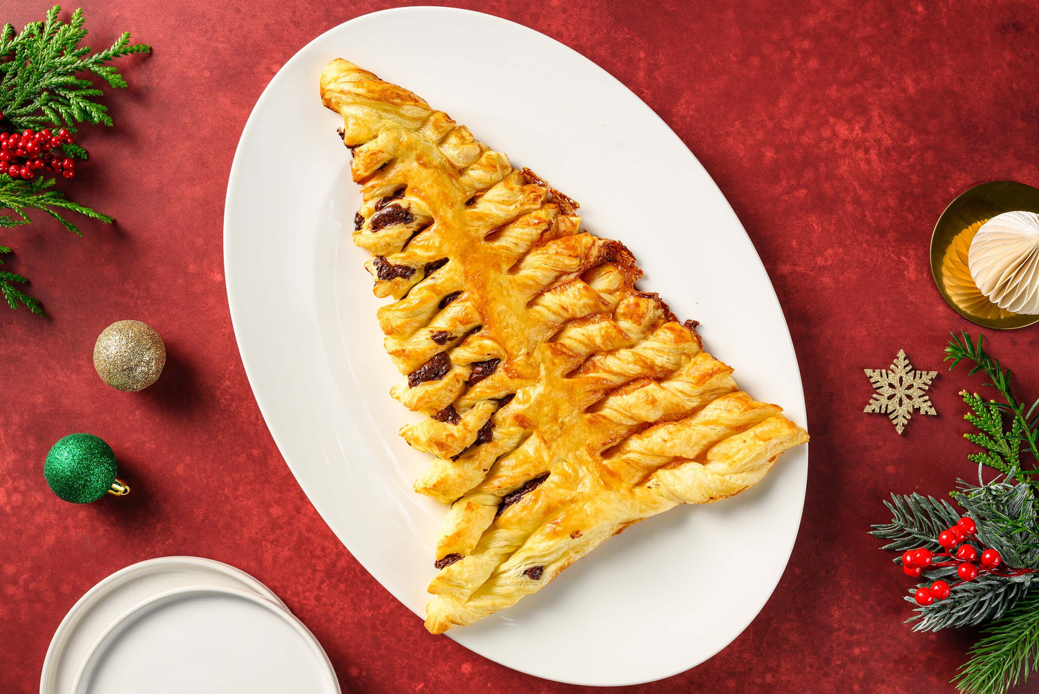 Tear 'n' Share Chocolate Orange Christmas Tree | Sharing Dish