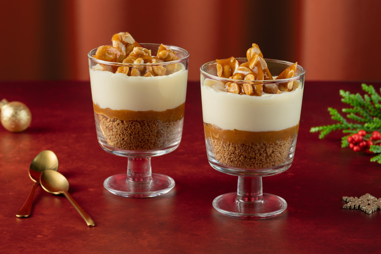 Dreaming of a White Christmas Cheesecake Pots