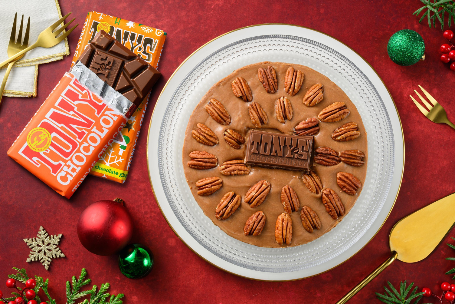 Pecan Pie Chocolate Cheesecake Recipe & Tony's Bundle