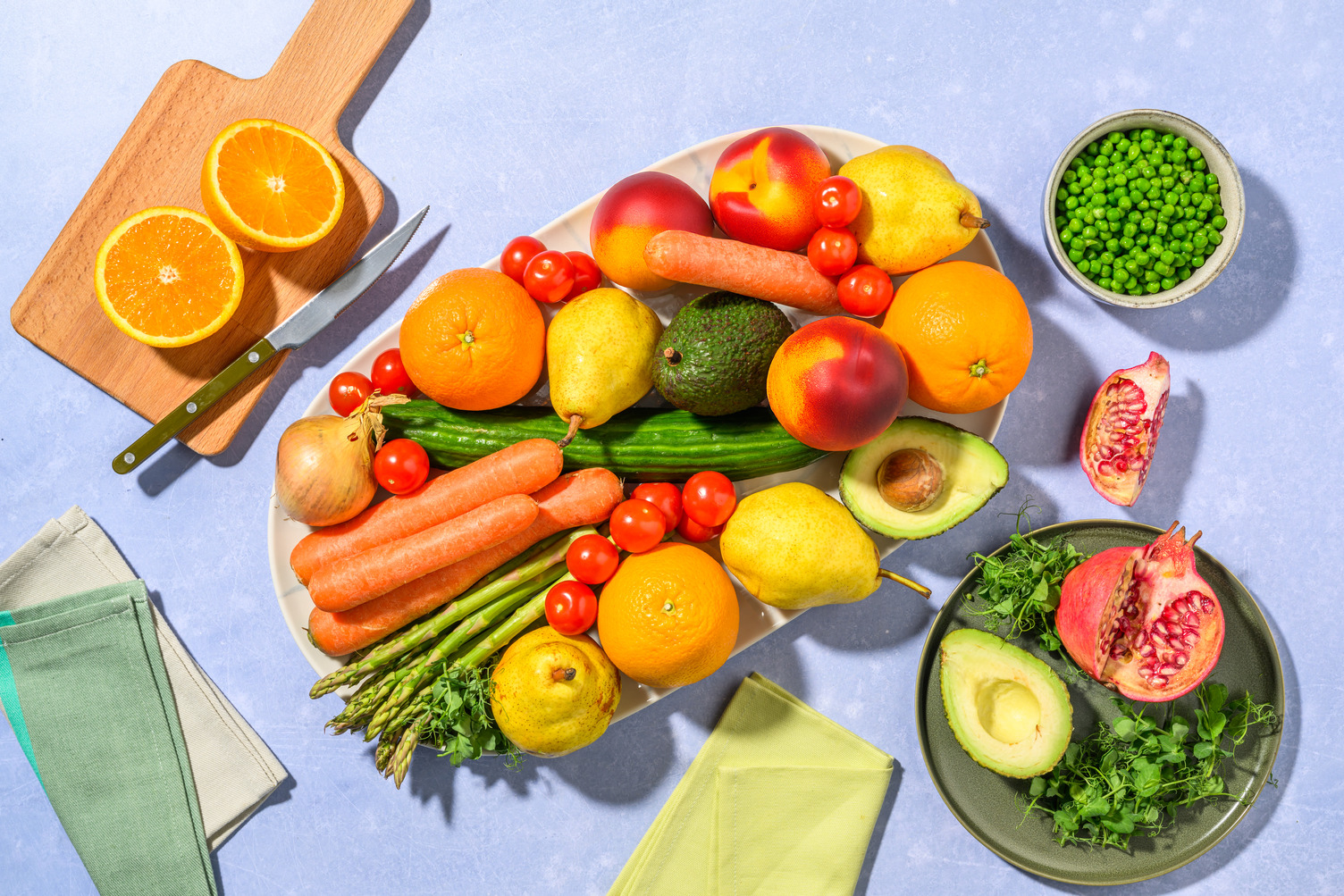 Fruit and Vegetable Selection | 9 Types of Veg