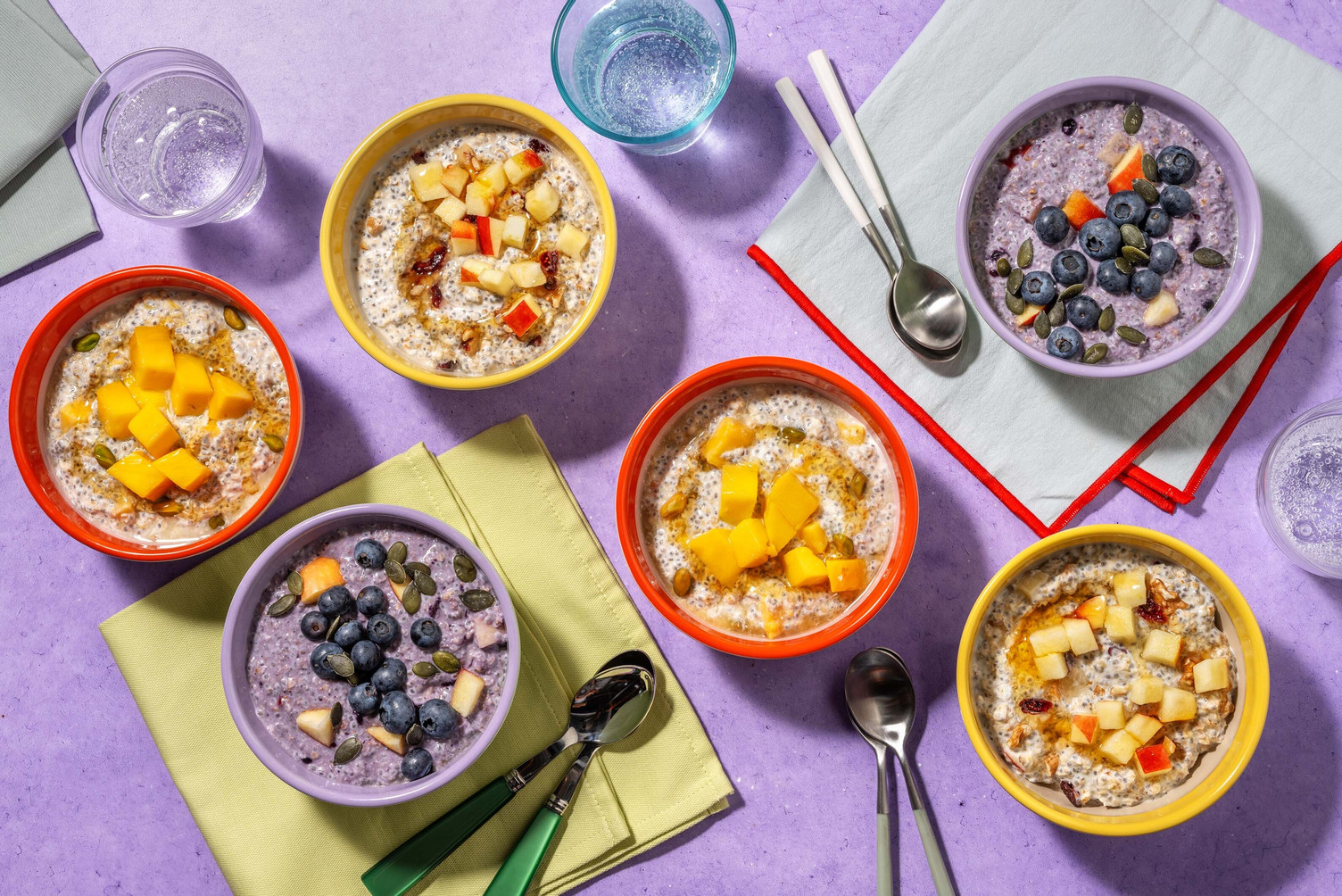 Overnight oats op 3 manieren