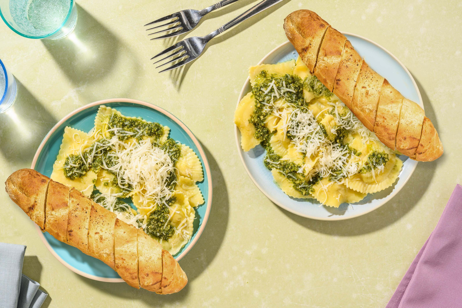 Pesto, Parma Ham & Parmiagiano Filled Pasta Bundle