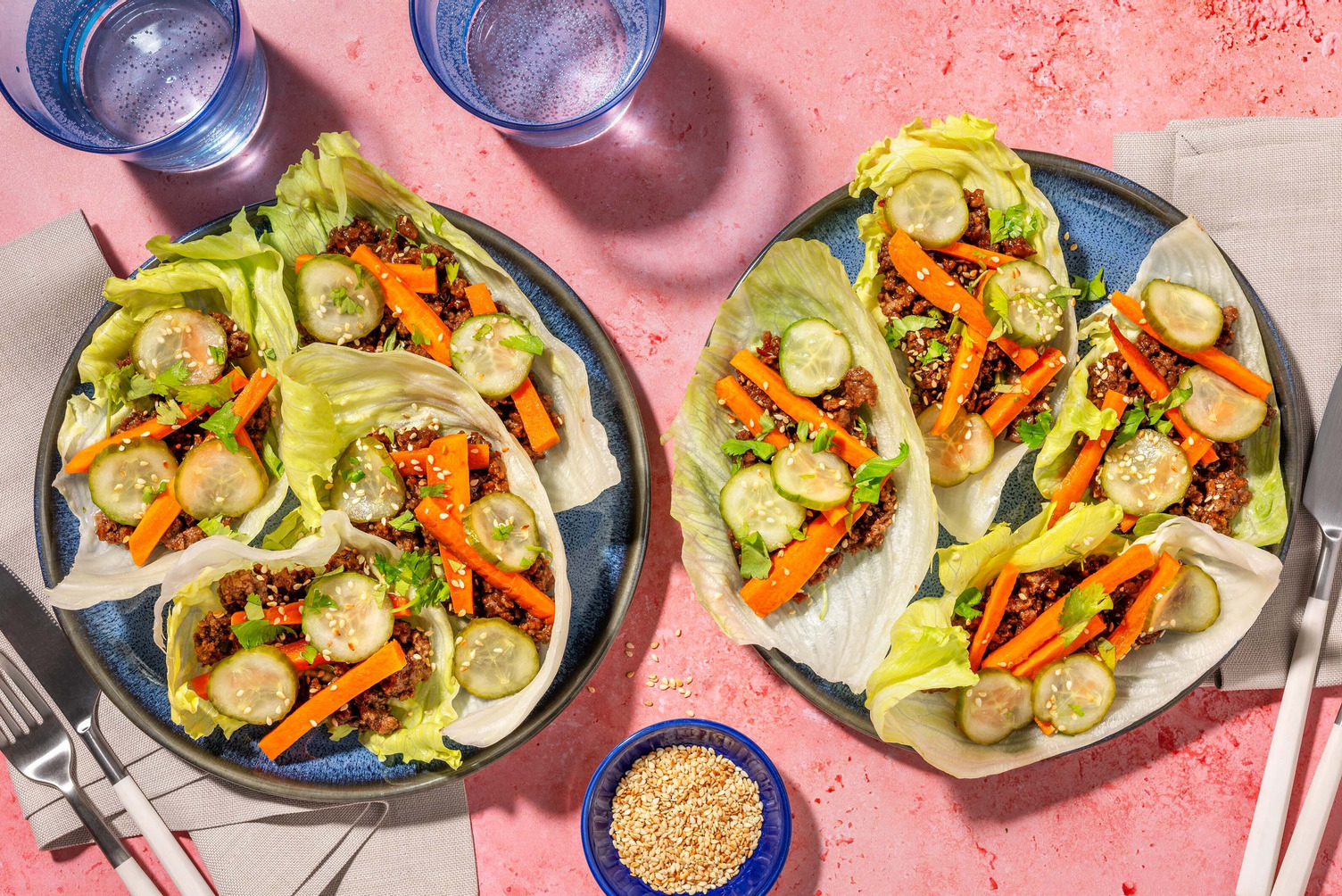 Carb Smart Sweet-Chili Pork Lettuce Wraps