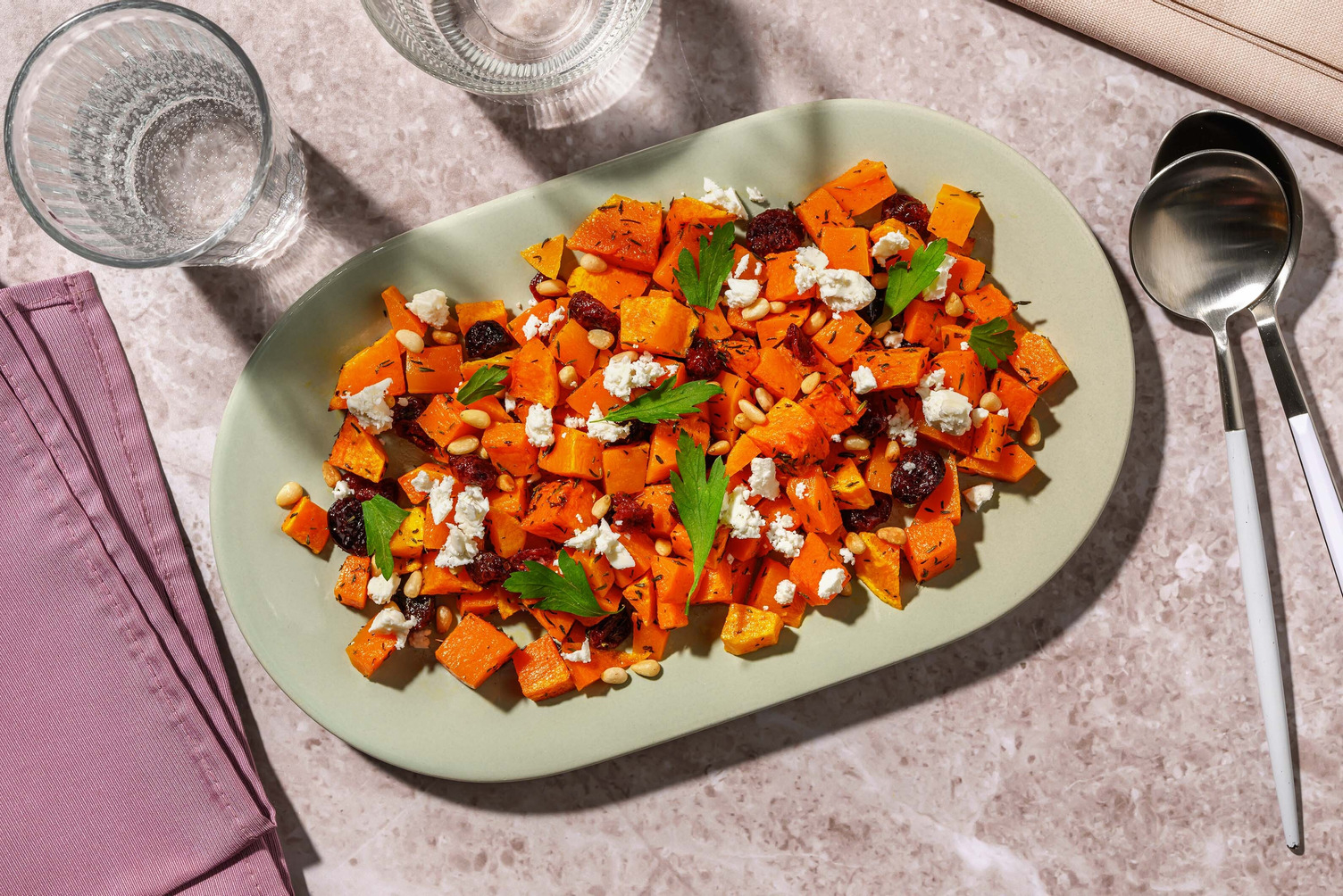 Thyme-Roasted Butternut Squash