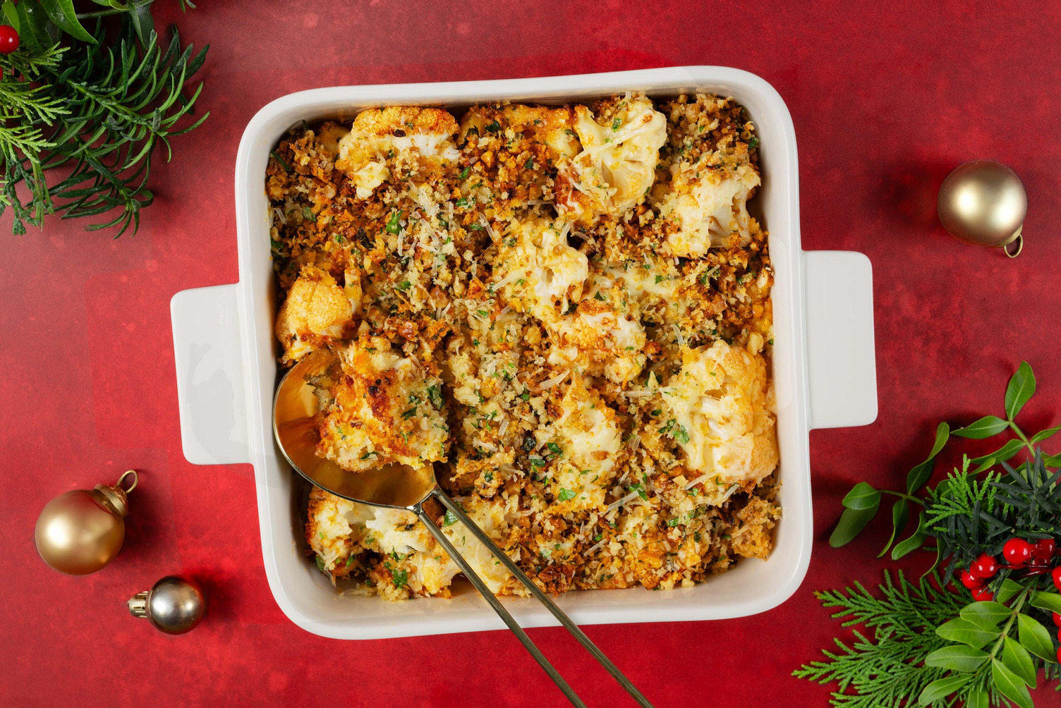 Gratin de chou-fleur rôti