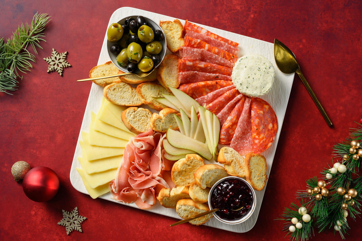 Festive Charcuterie Board
