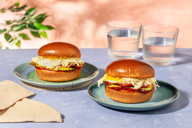 Bacon and Avo Breakfast Sandwich