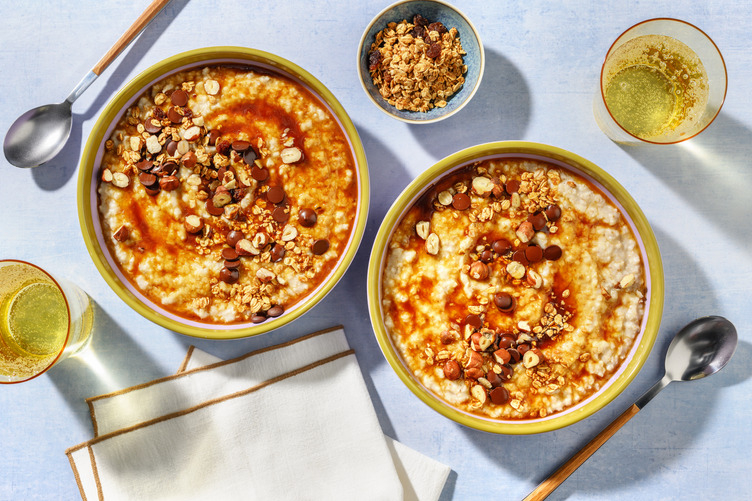 Cinnamon Caramel Swirl Oats