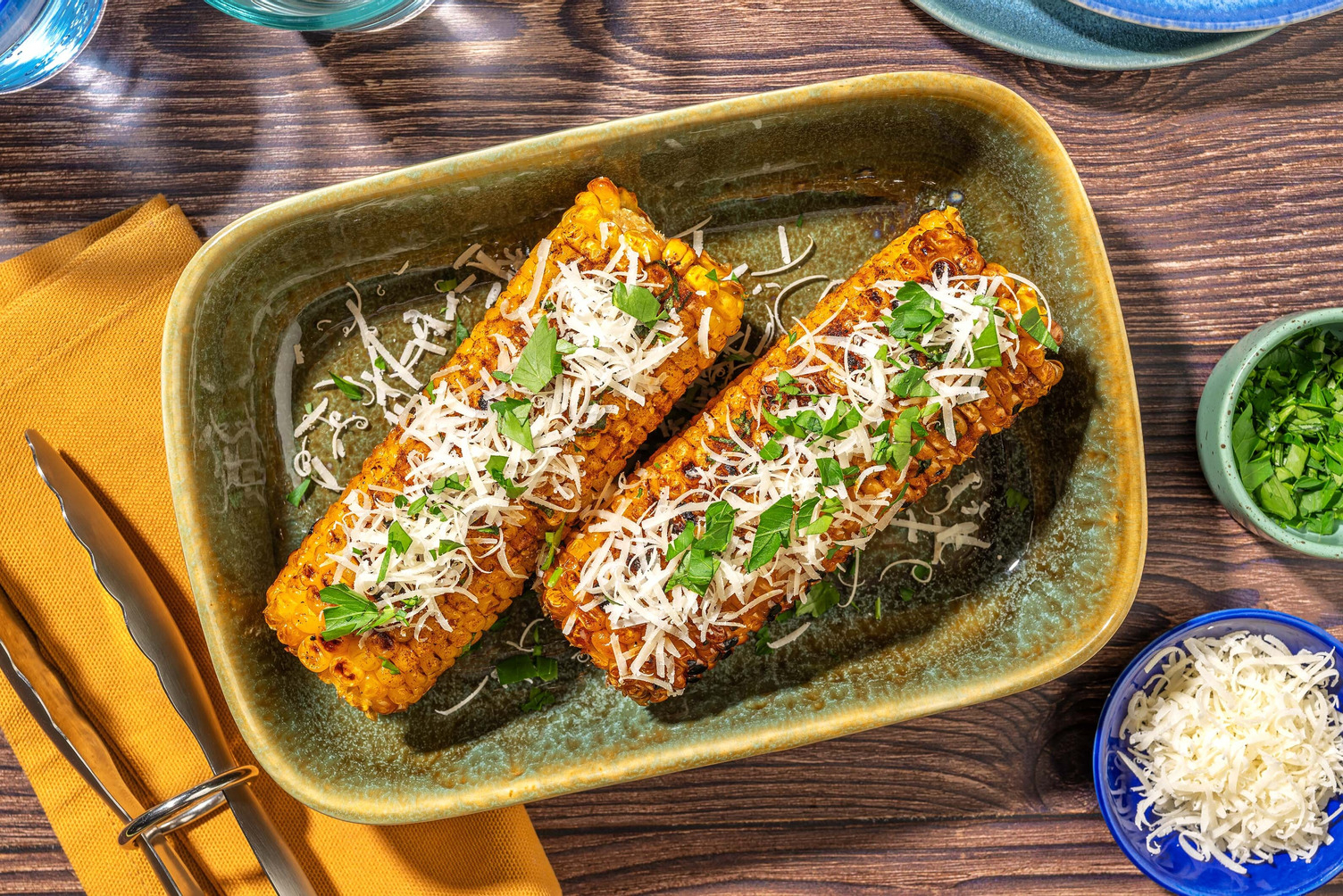 Maiskolf met Parmigiano Reggiano