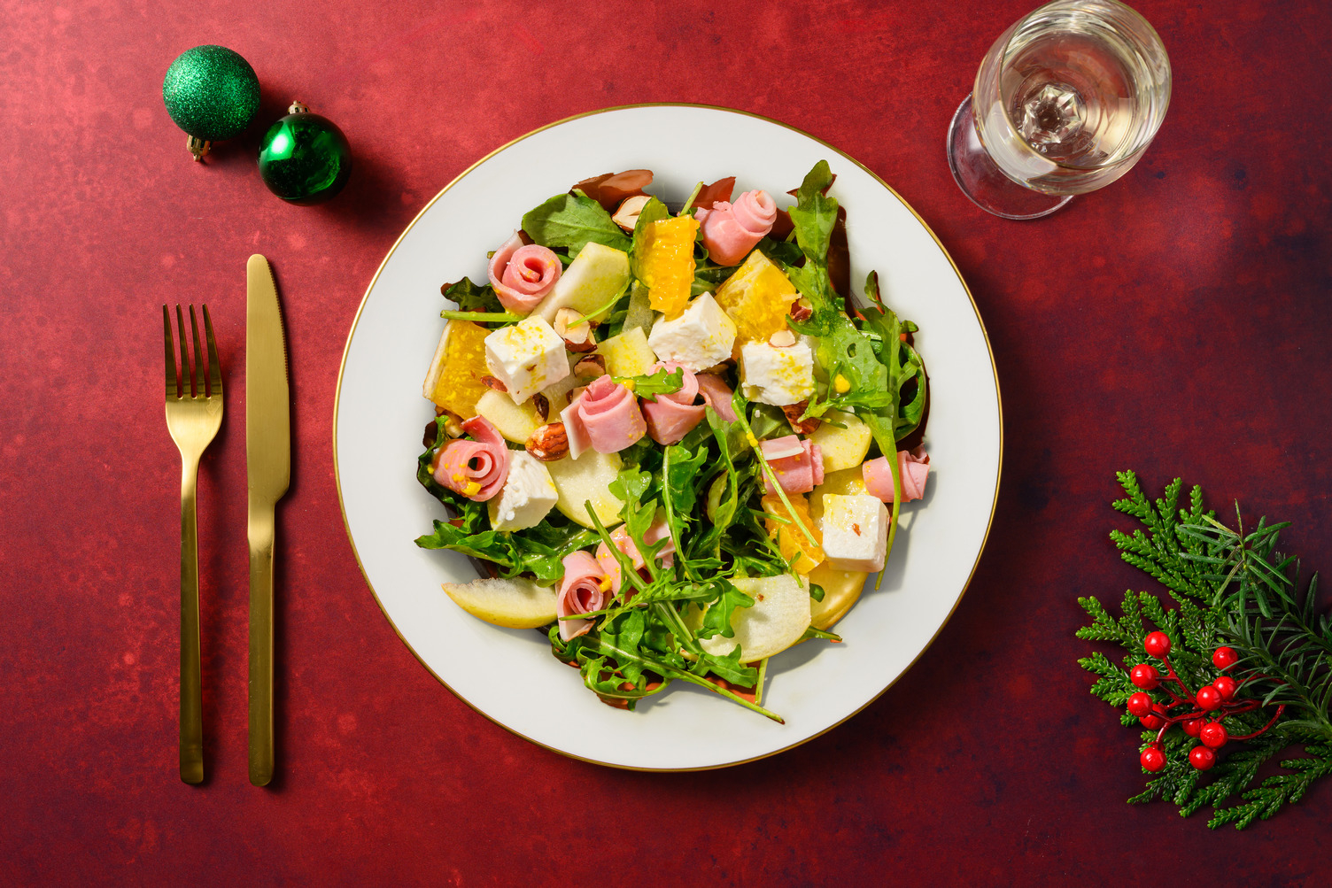 Christmas Ham and Orange Salad