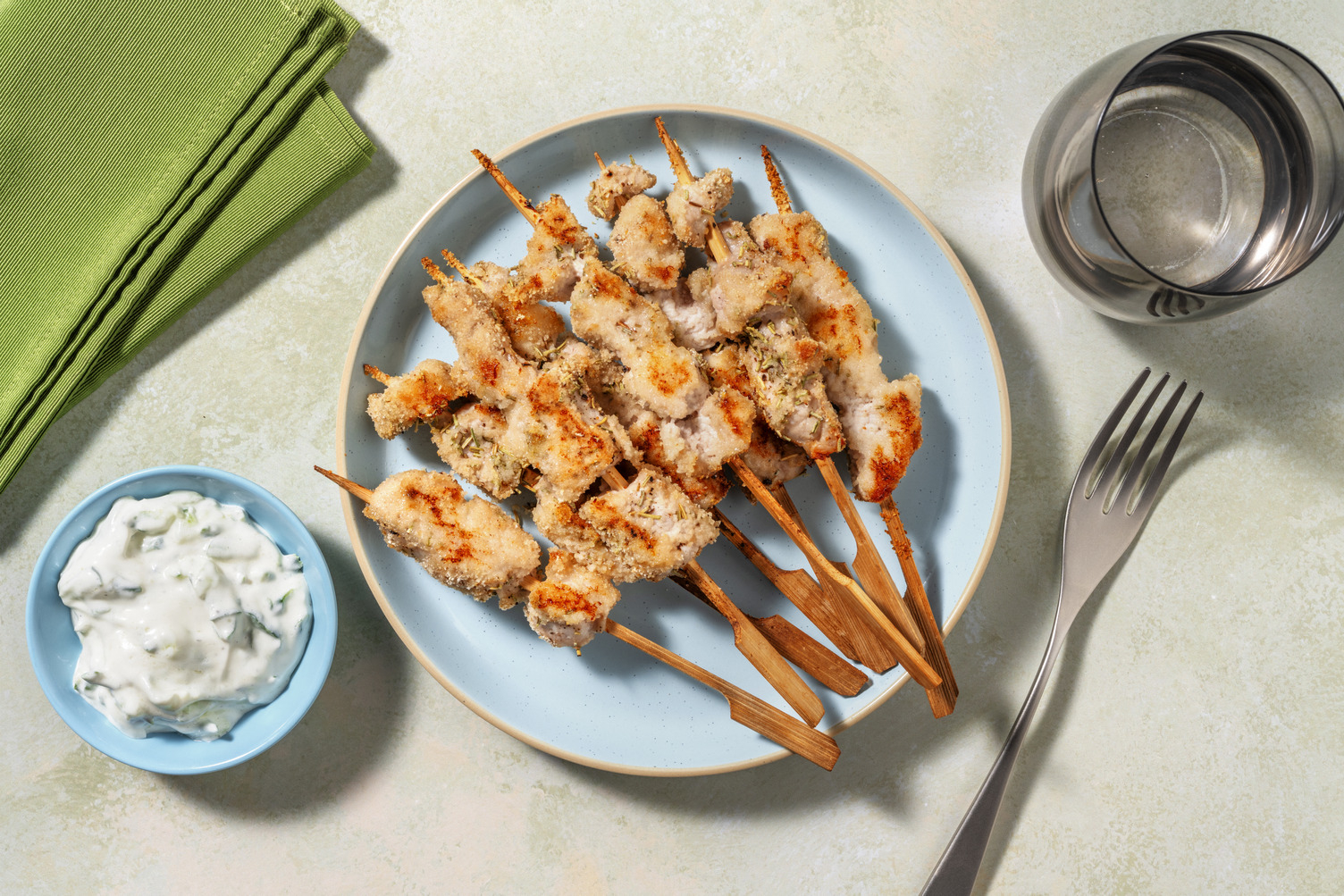 Souvlaki di maiale - spiedini alla greca