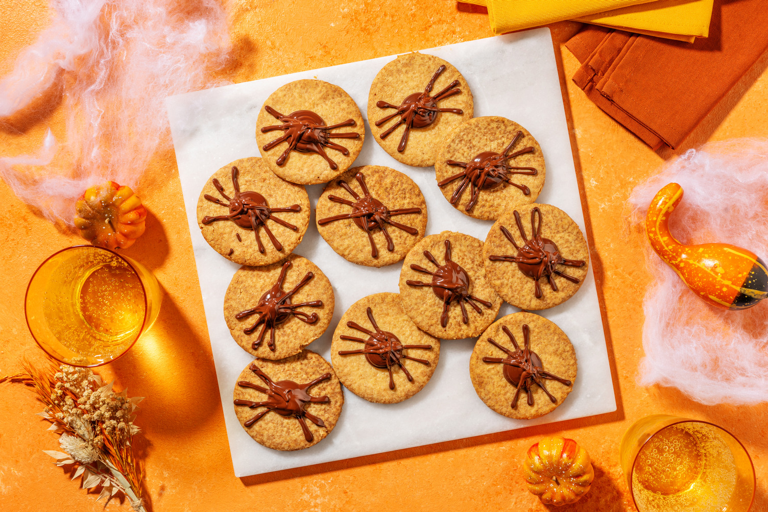 Sablés Araignée au chocolat noir