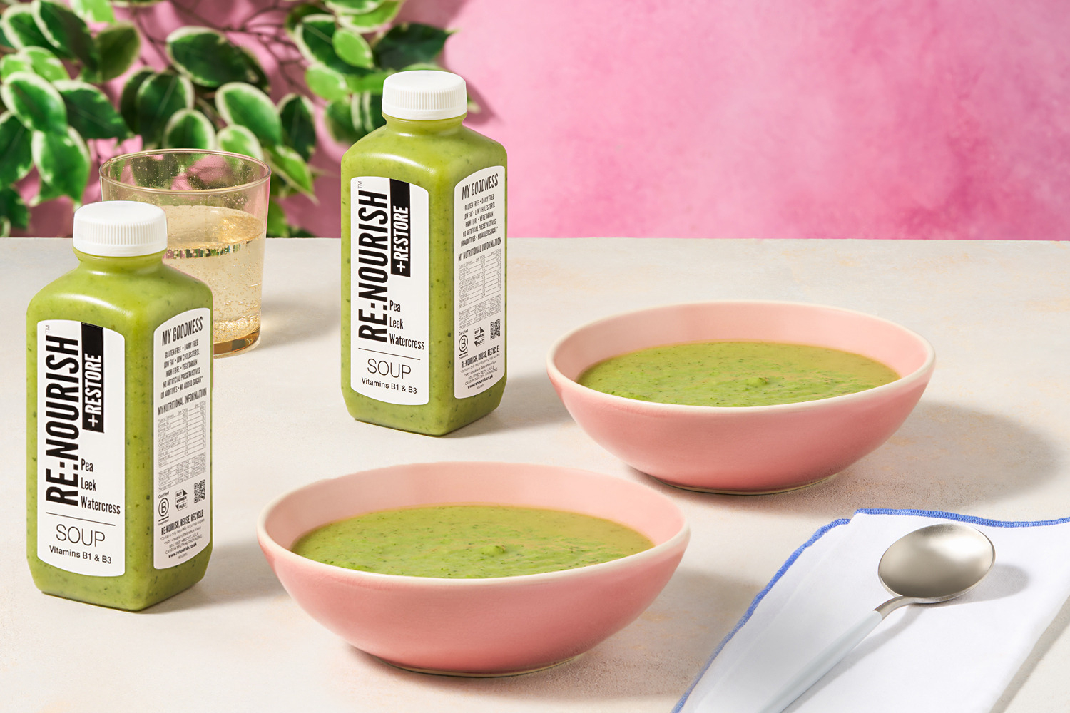Re:Nourish Restore Pea, Leek and Watercress Soup Bundle