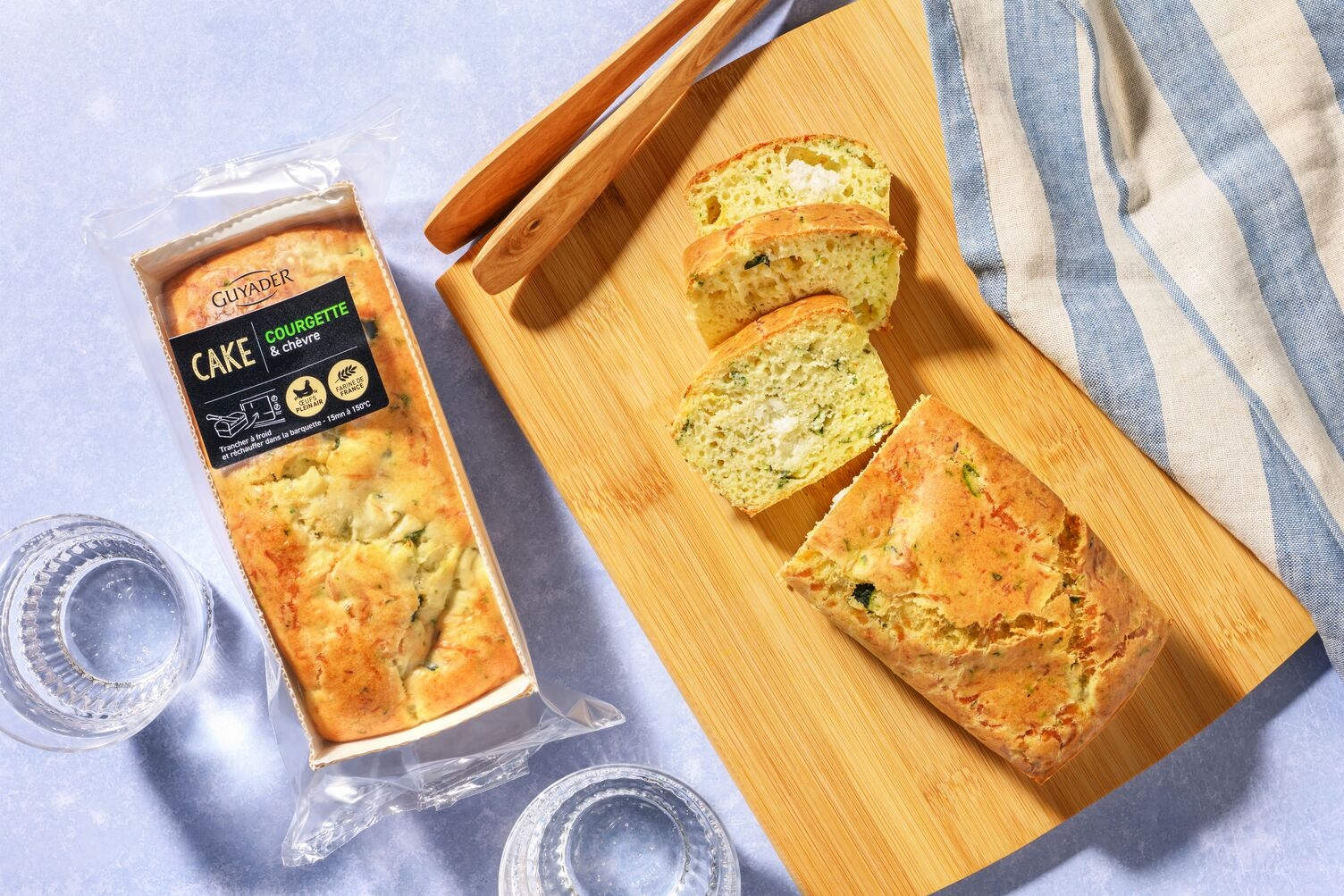 Cake courgette & chèvre