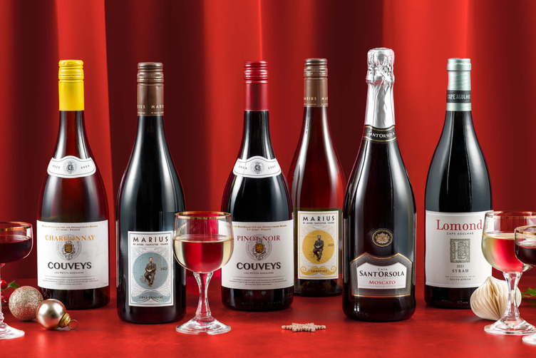 Wijnbox | Veggie of snel kerstmenu