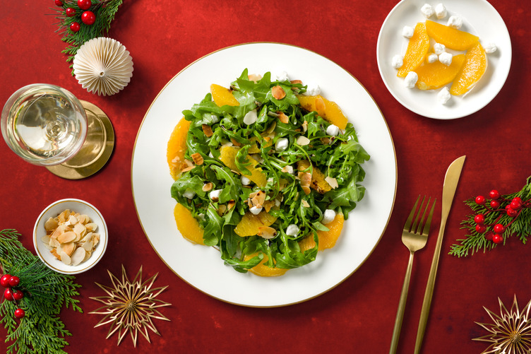 Winterlicher Orangen-Salat