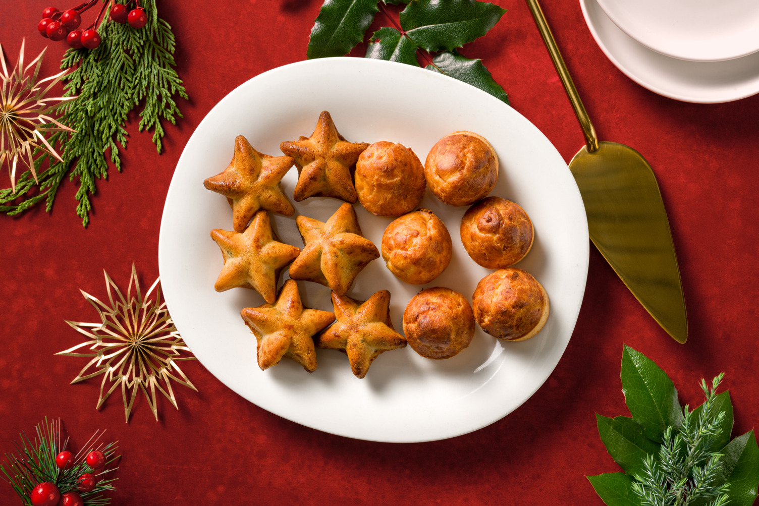 Mini-cakes saumon-aneth & chèvre-miel