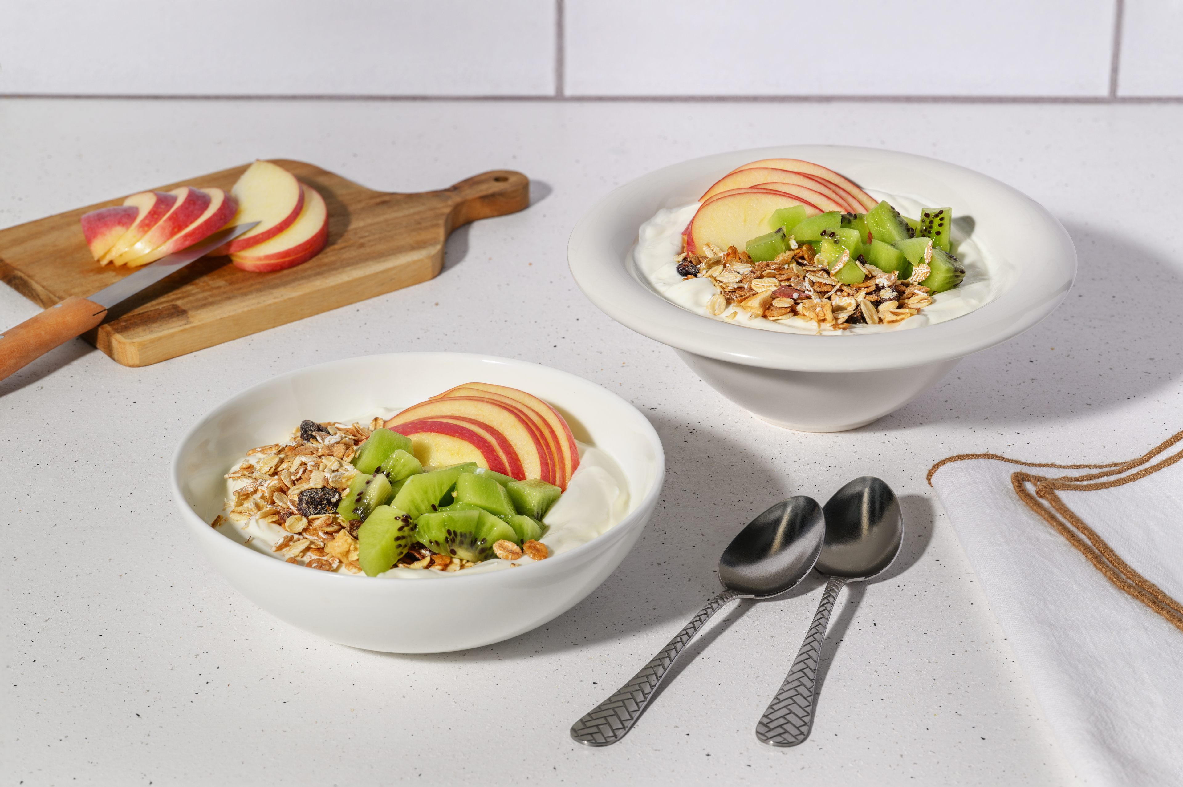 Kit petit-déj' : 2 muesli bowls pomme-kiwi