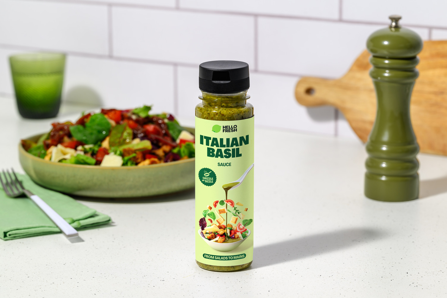 Sauce Italian Basil | Crème de basilic