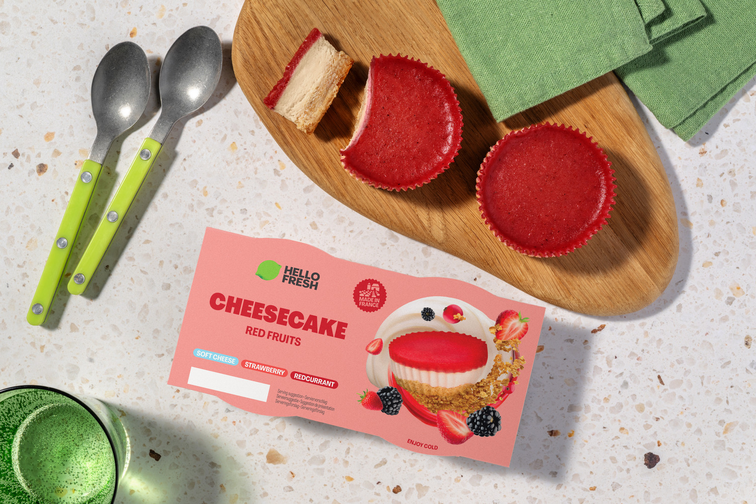 Cheesecakes aux fruits rouges