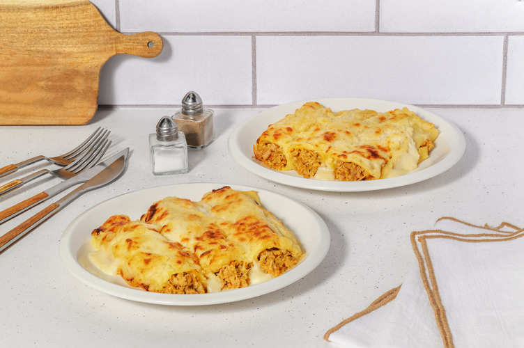 Canelones de pollo asado | Casa Mas