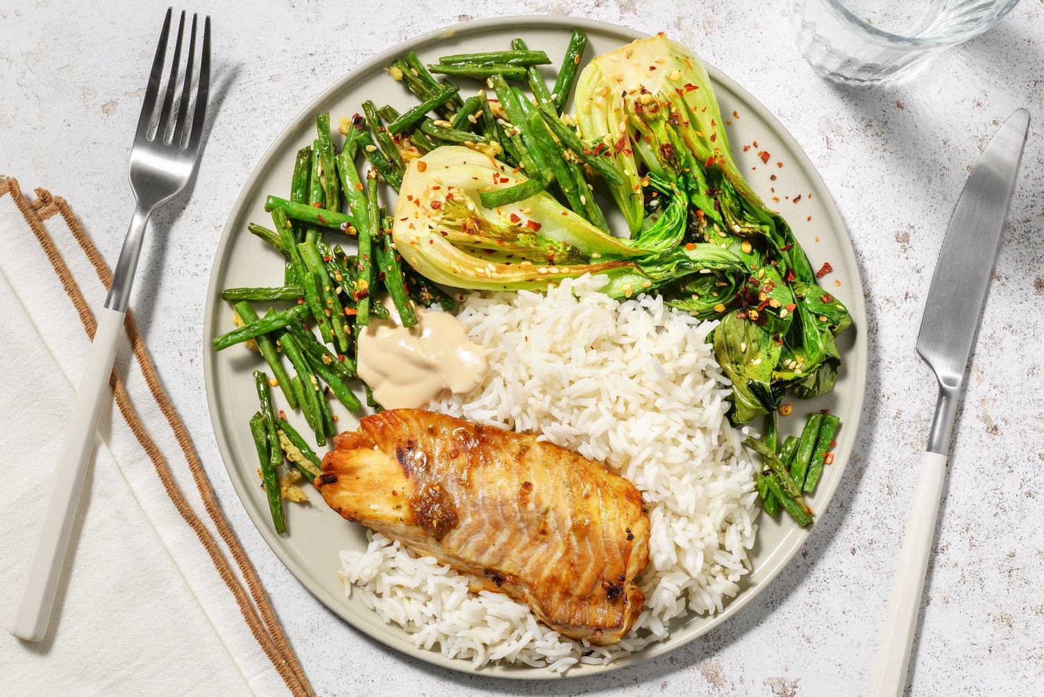 Citrusbakad vit fisk