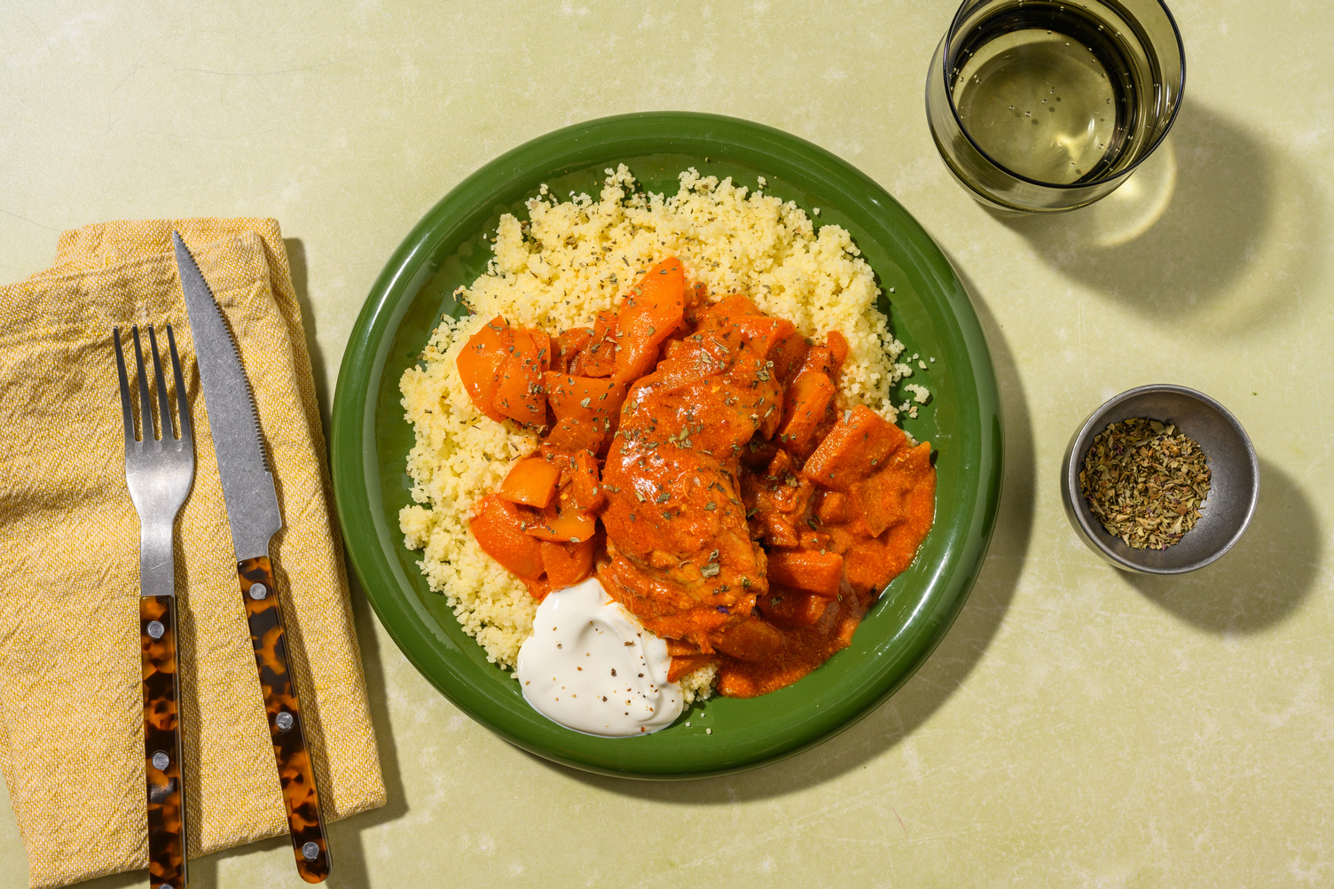 Pollo al estilo marroquí