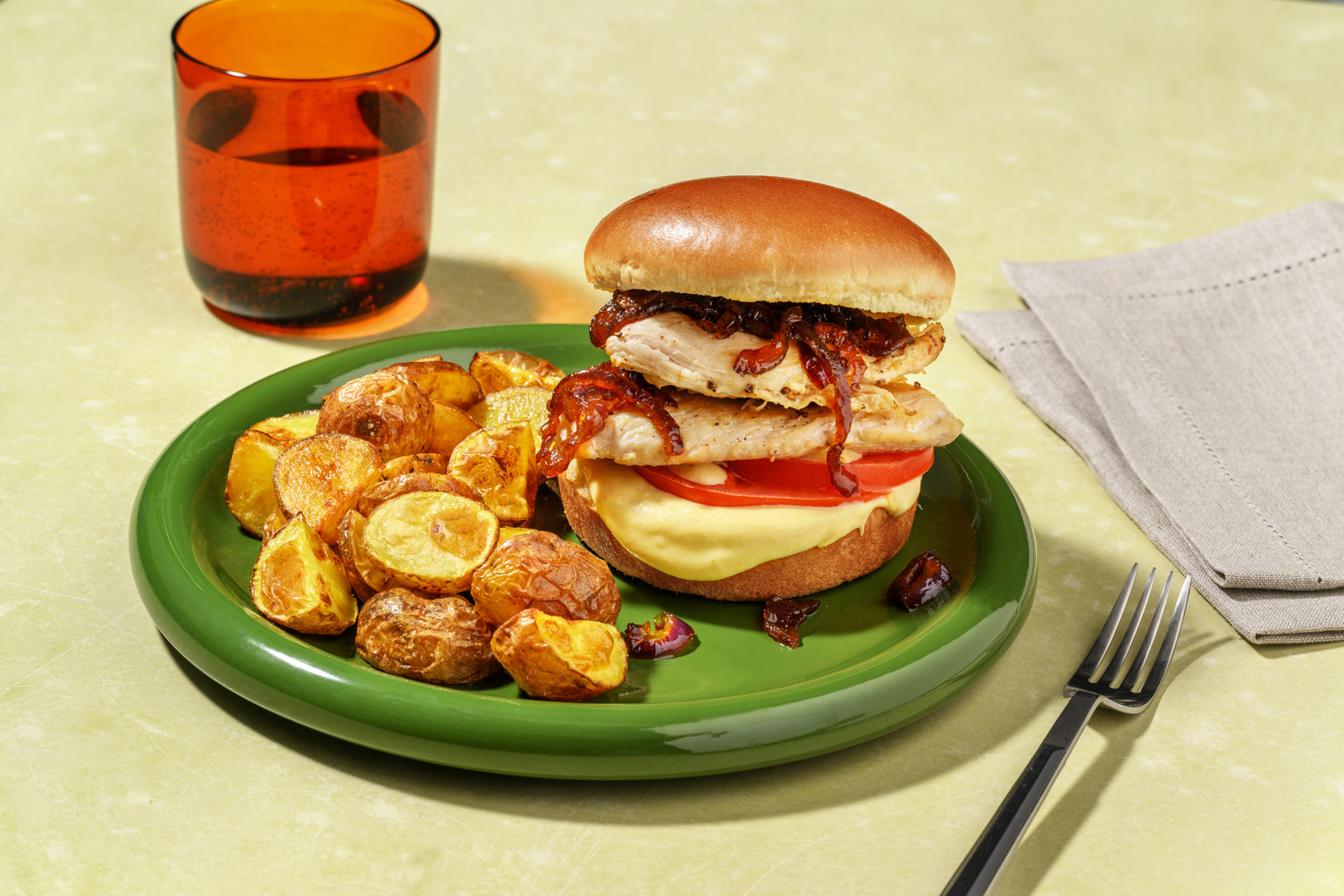 Honey Mustard Chicken Burger