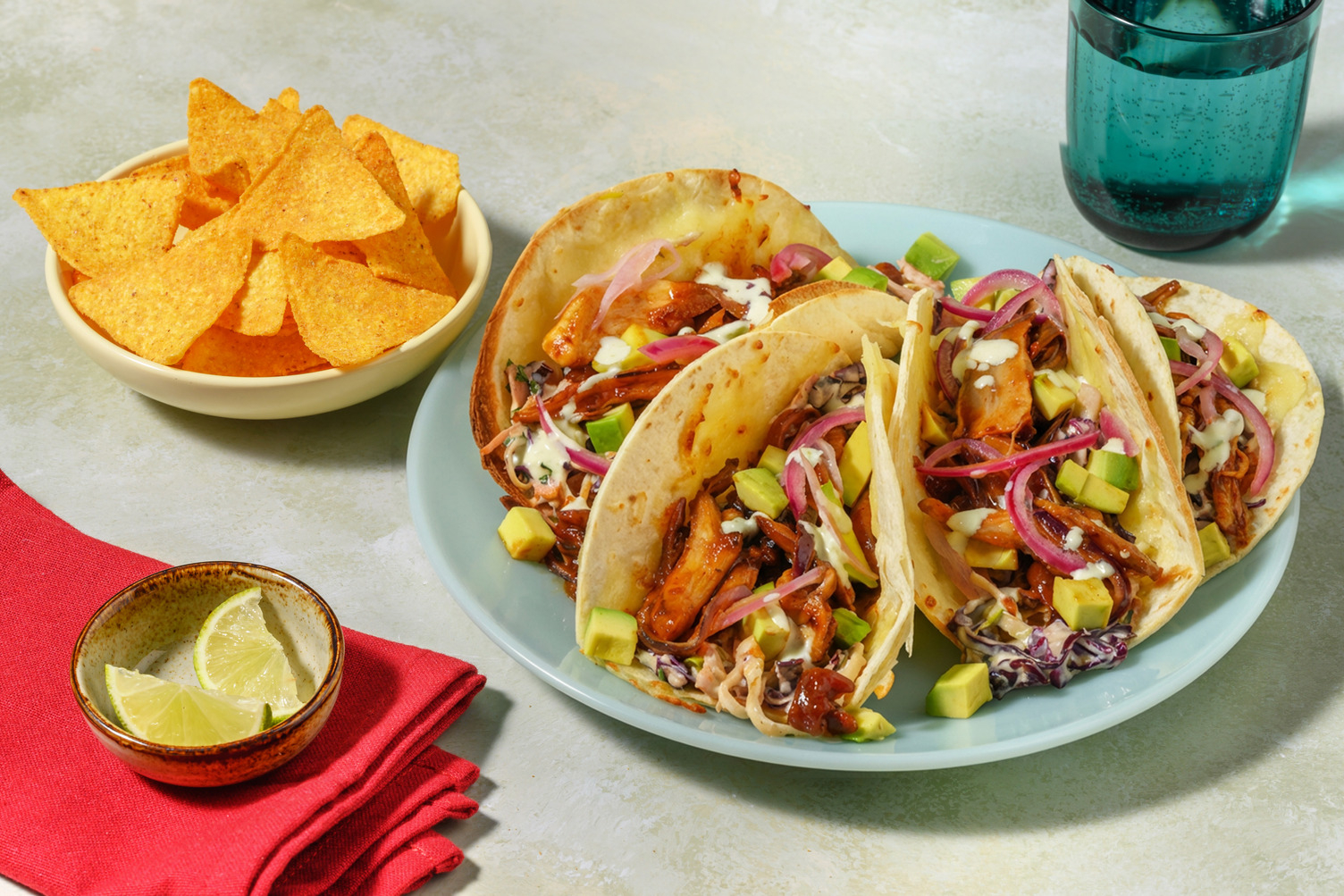 Tacos aux champignons au chipotle & fromage