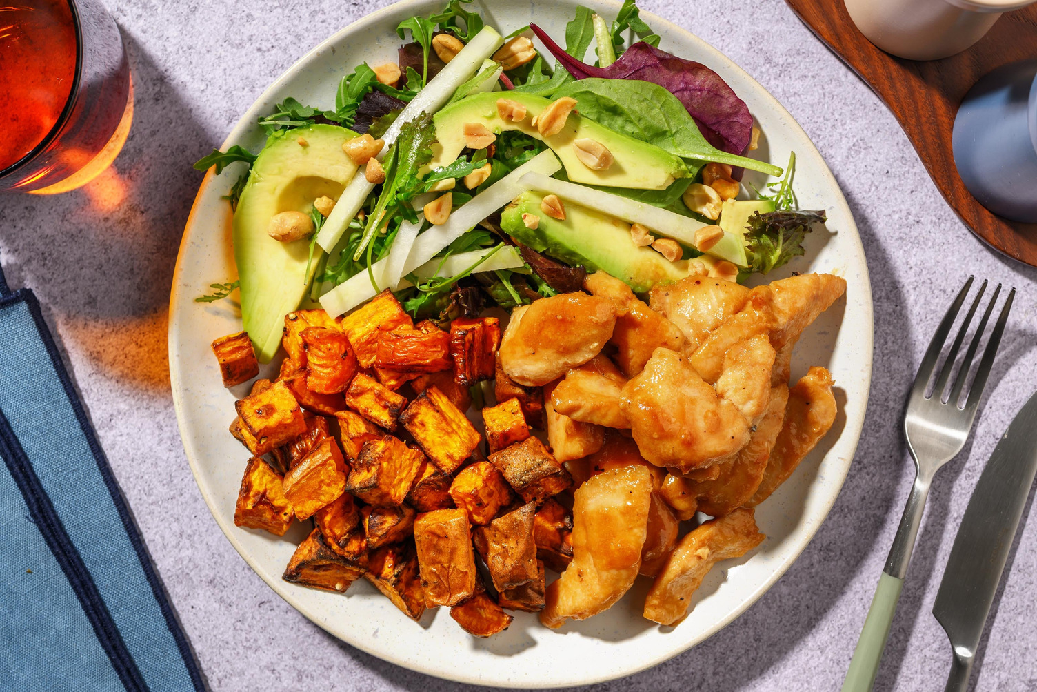 Honungs- och sojamarinerad kyckling