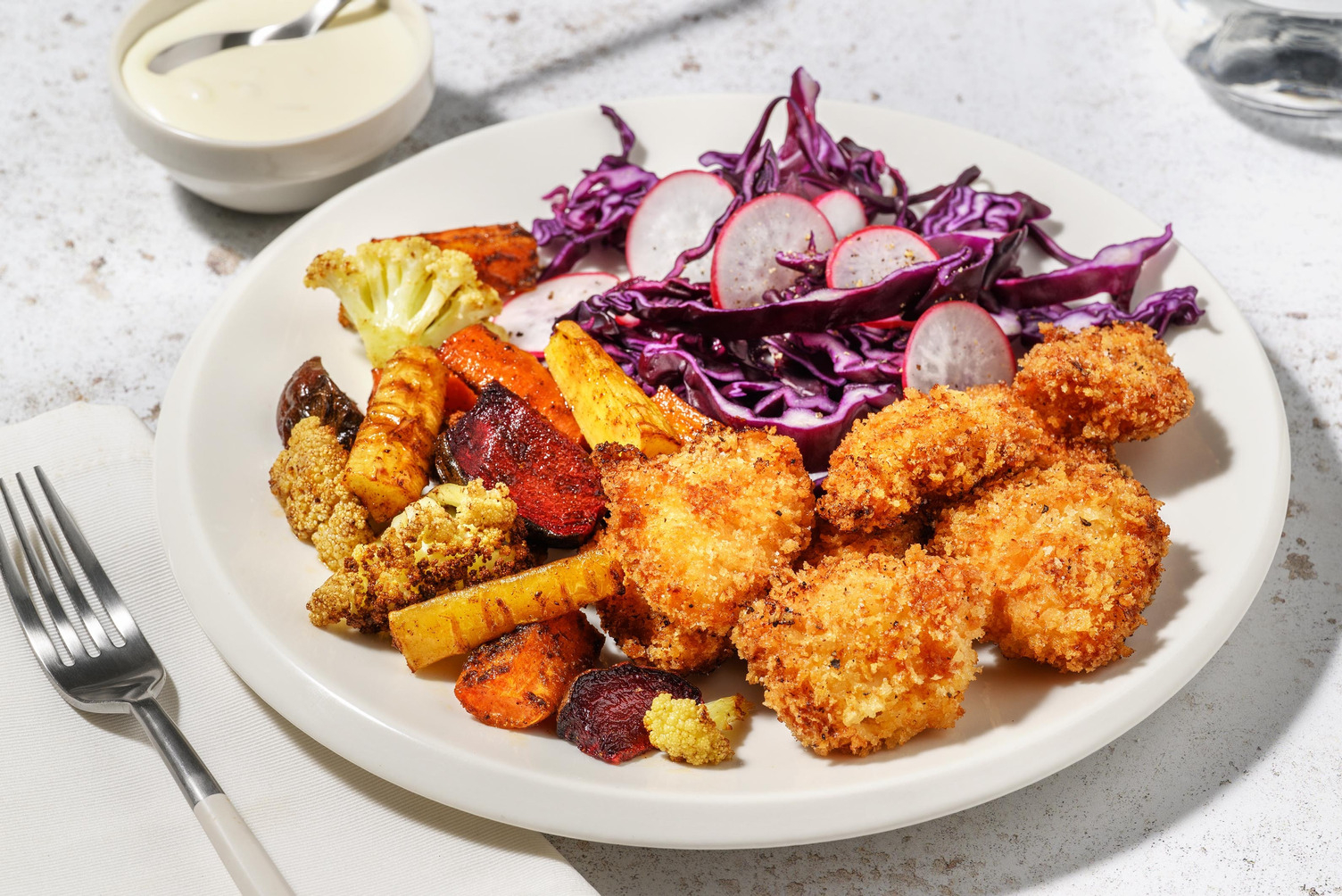 Pankopanert BBQ-kylling