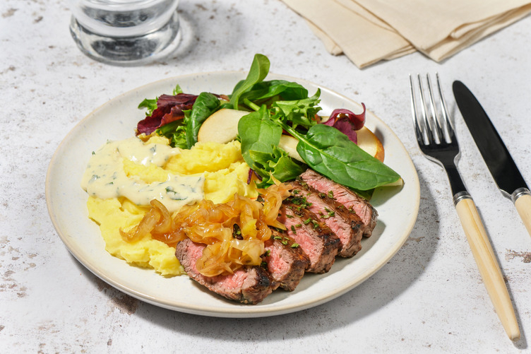 Fransk inspireret rumpsteak