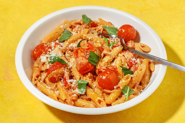 Snabb bacon-arrabiata