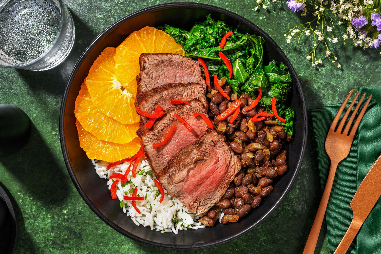 Brasilianskinspirerad kött- och böngryta