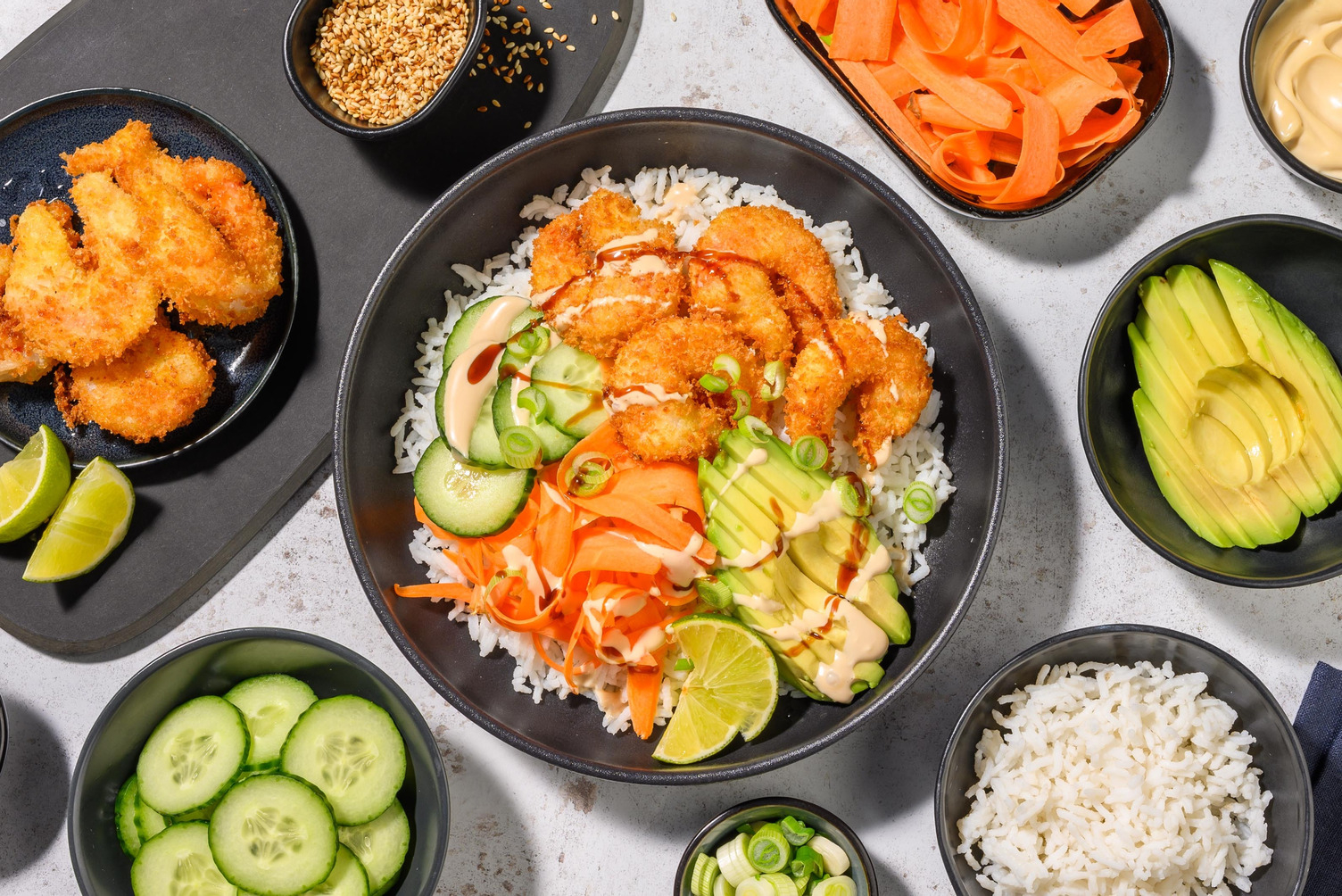 Japansk räkbowl | Gör din egen