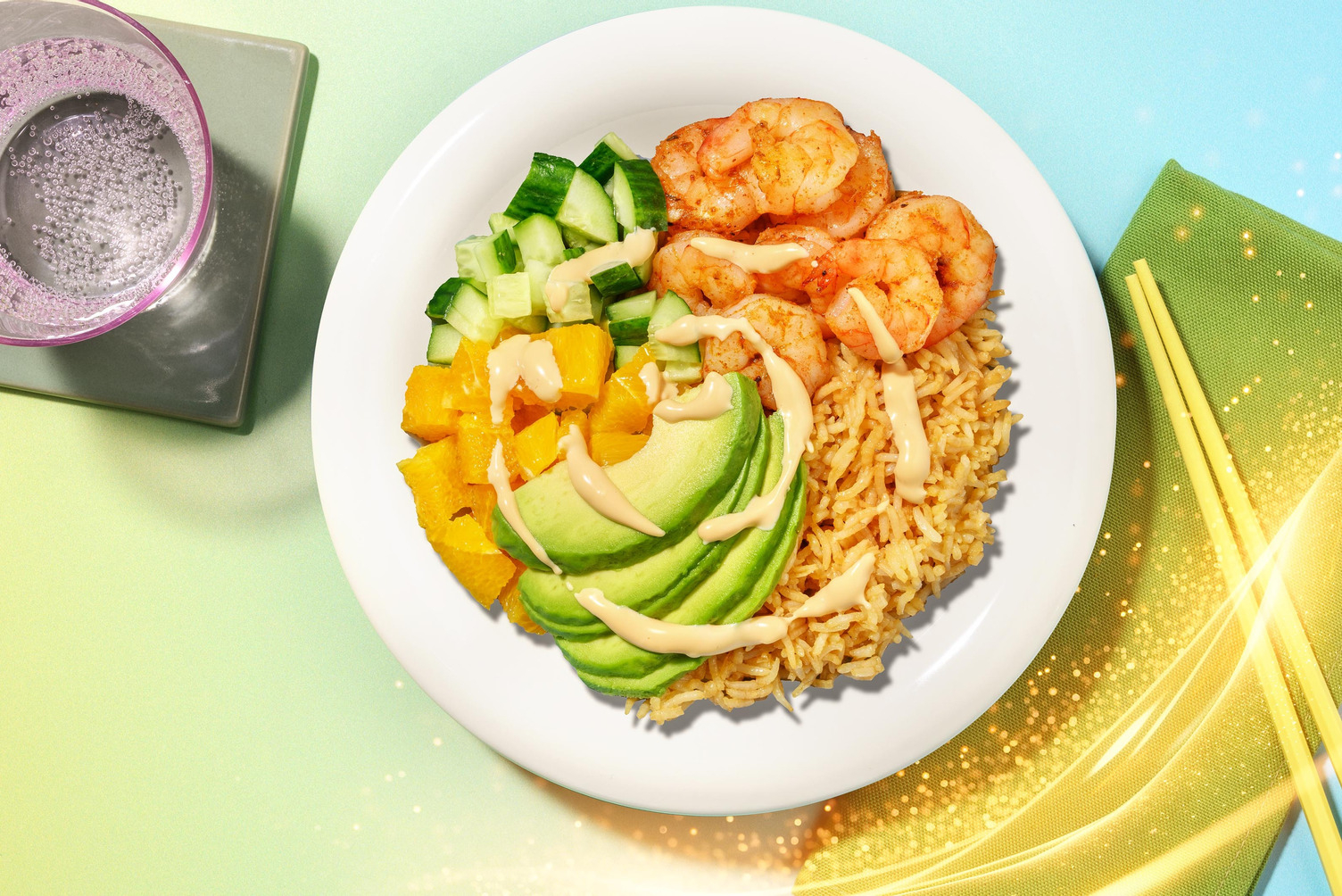 Polynesische pokébowl geïnspireerd op Vaiana