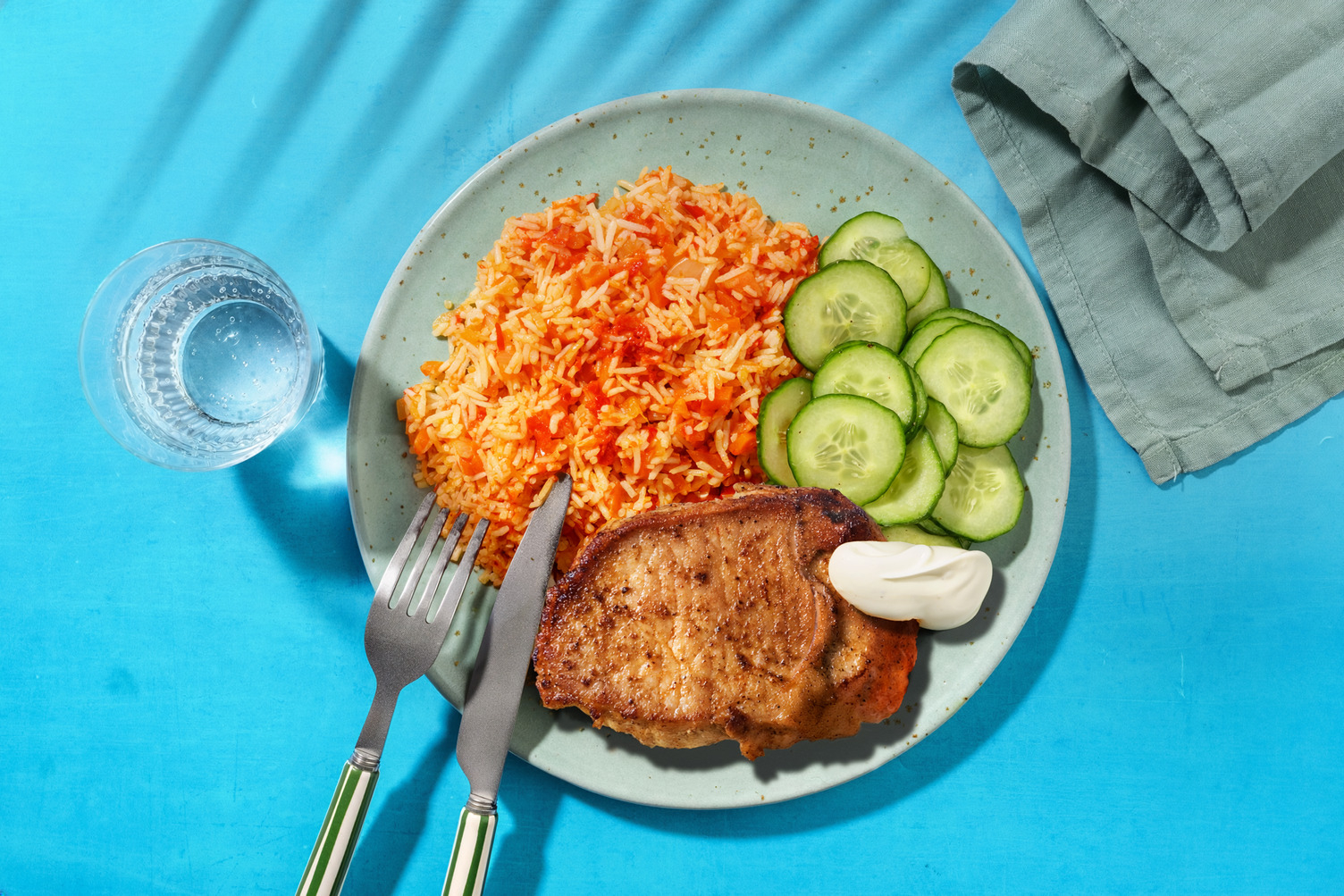 Schweinsnierstück mit Djuvec-Reis