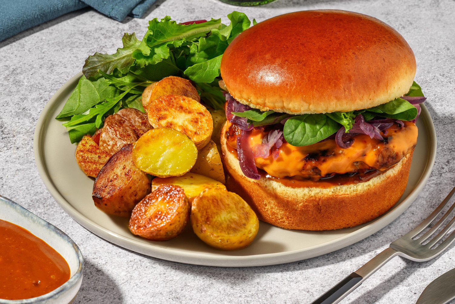 La scelta del weekend - Burger goloso di pollo marinato