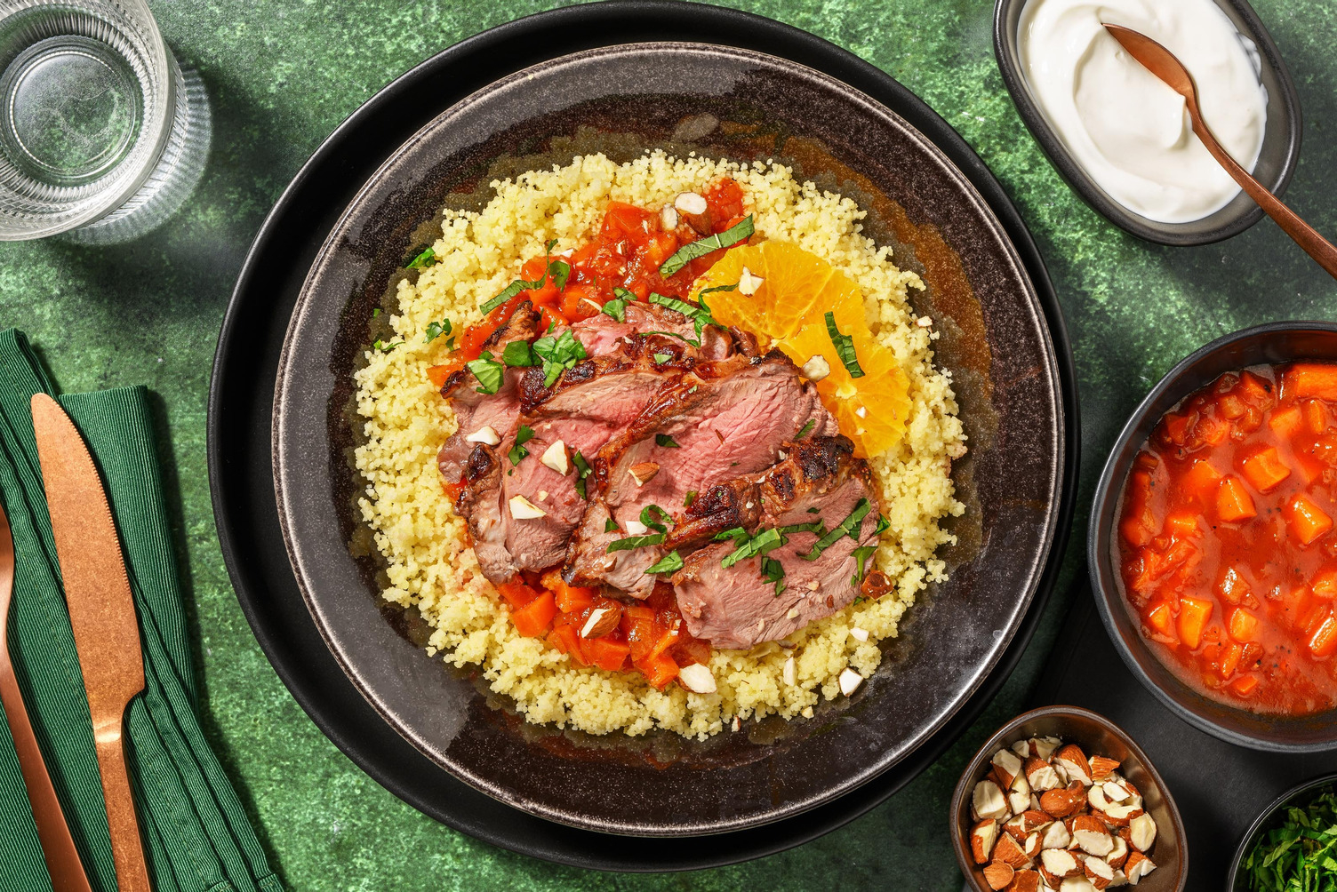 Marockansk lammtagine och couscous