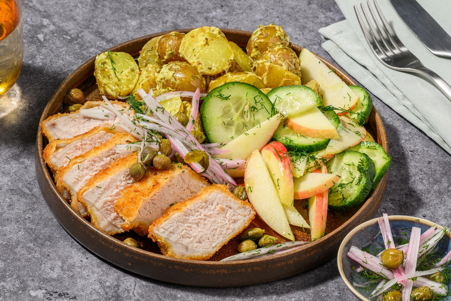 Pankopanerad fläskkotlett