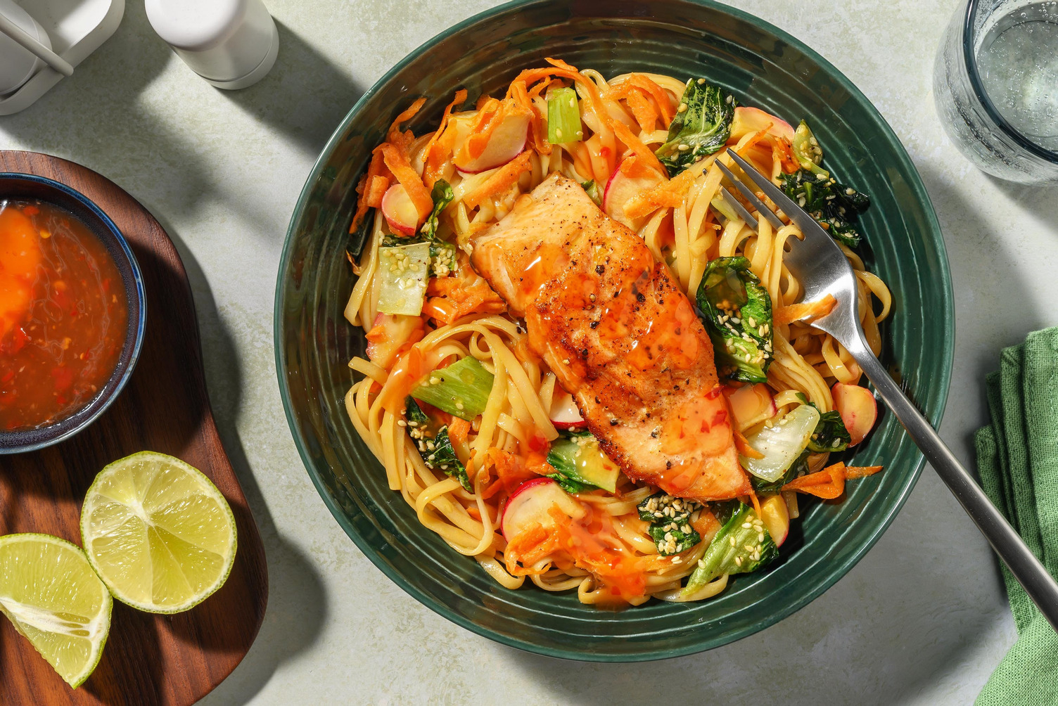 Asiatisk-inspirert ørret