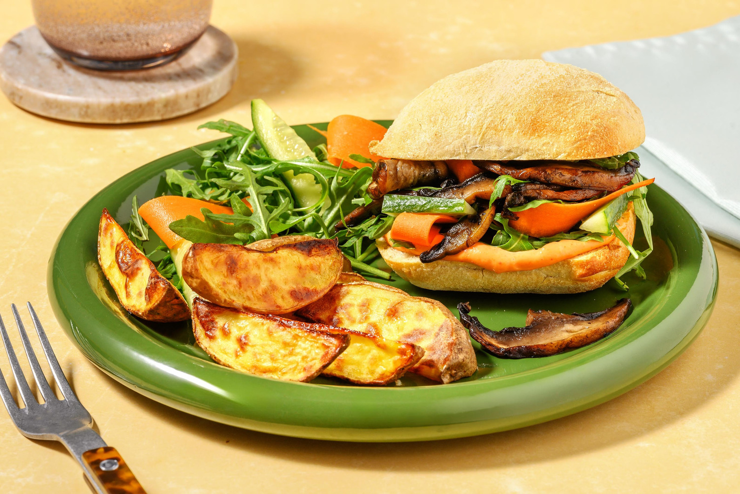 Veggie Bánh Mì Inspired Portobello Mushroom Sub