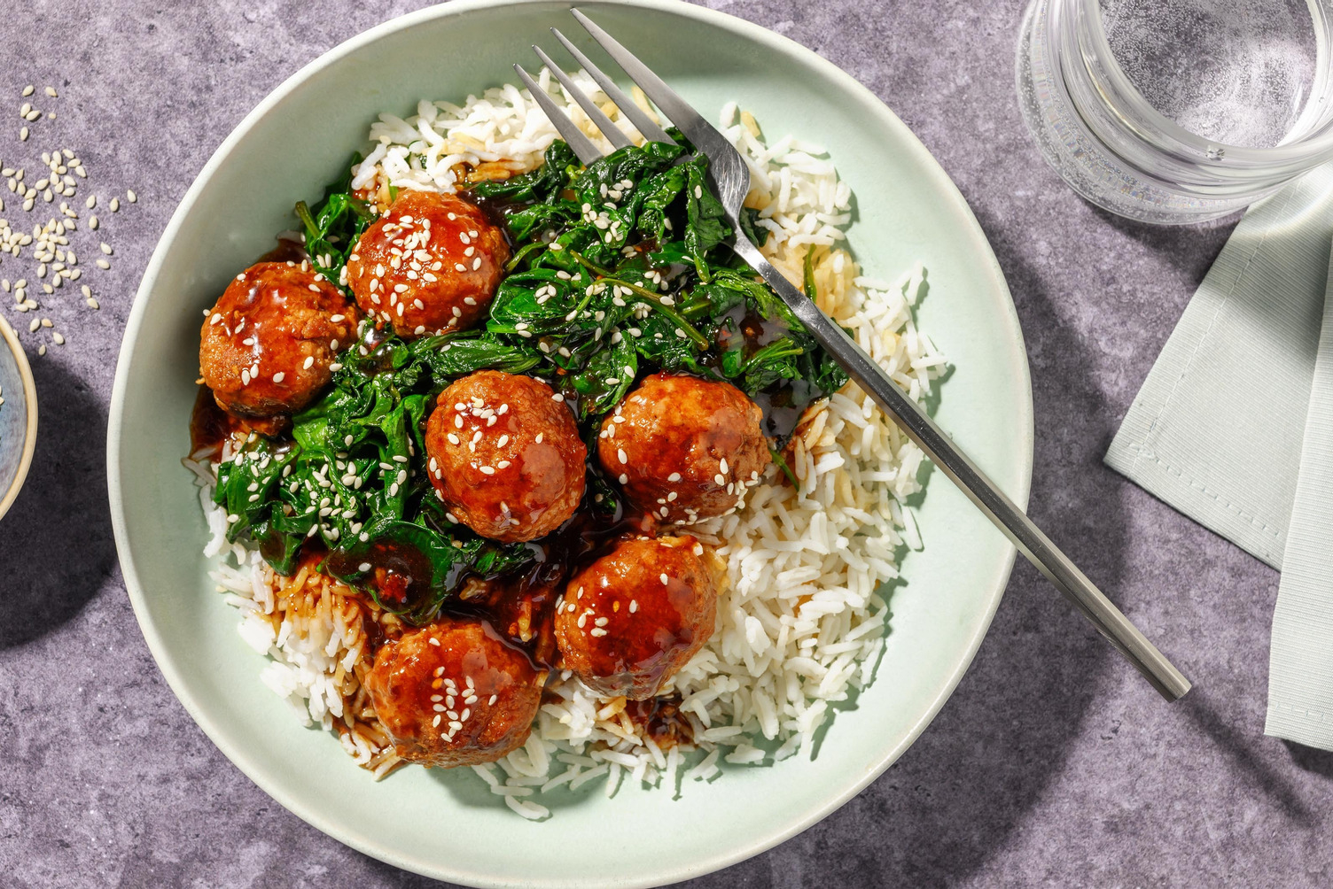 Polpette di pollo pronte glassate in agrodolce