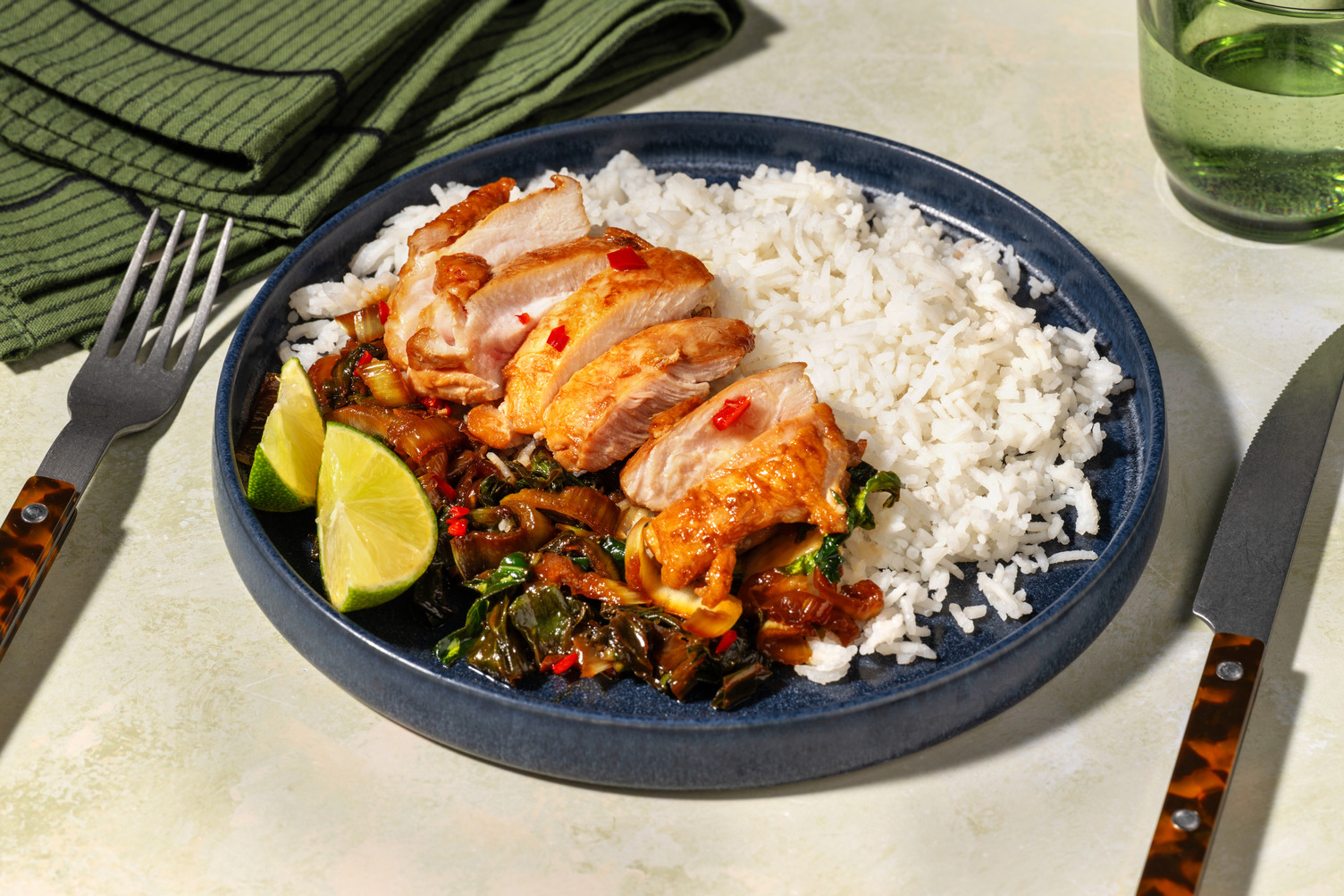 Pollo aromatico allo zenzero e lime stile Thai